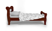Кровать 90х200 Светлана - 2. Она идеально подойдет для спальни взрослых. Благодаря конструкции кровать выглядит легкой и не загромождает пространство, а высокие ножки облегчают уборку. Модель с удобным высоким изголовьем из металла отличается высокой прочностью. 